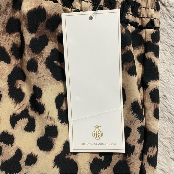 The Royal Standard Leopard Print Swimsuit Coverup Pants - Picture 7 of 11